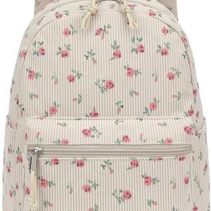 Corduroy Mini Backpack Women Girls Small Purse Casual Daypack School Travel